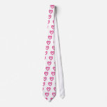 pink flip flop design 2 ties