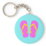 Pink Flip-Flop Key Chain