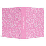 Pink Floral (1in) binders