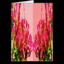 Pink Floral Arrangements cards by doonagiri Pink Floral Arrangements cards