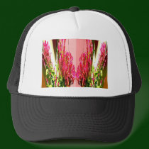 Pink Floral Arrangements hats by doonagiri Pink Floral Arrangements hats