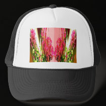 Pink Floral Arrangements hats by doonagiri Pink Floral Arrangements hats