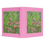 Pink Floral Binders