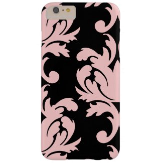 Pink Floral Damask iPhone 6 Plus Case