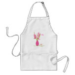 Pink Floral Design Apron