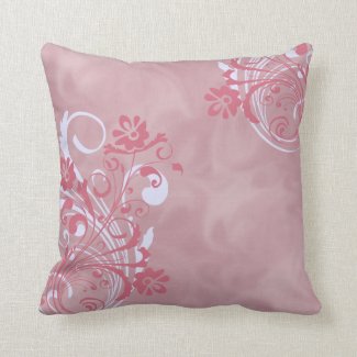 Pink Floral Designer Pillows