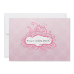 Pink Floral Invitation