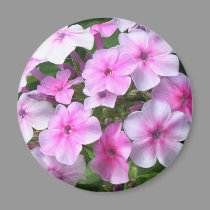 Pink Floral magnets