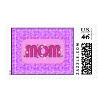 Pink Floral Mom Stamp stamps