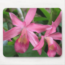 Pink Floral Mousepad