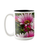 Pink Floral Mug mug