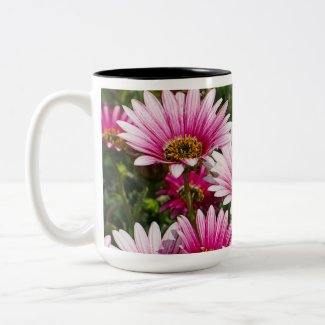 Pink Floral Mug mug