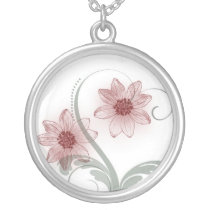 Pink Floral Necklace necklaces