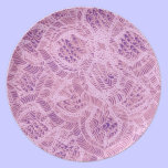 Pink Floral Patio Plate plates