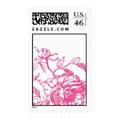 Pink Floral Stamp