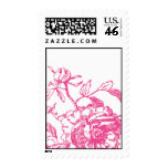 Pink Floral Stamp