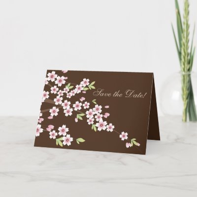 Pink Floral Wedding Chocolate, Save the Date Cards