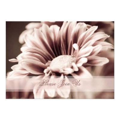 Pink Floral Wedding Vow Renewal Invitations