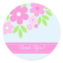 Pink florals Thank You ! - Sticker by cycreation Pink florals Thank You ! - Sticker
