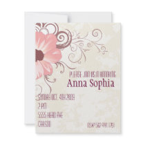 Pink Florish Invitation