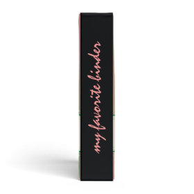 Pink Flower and Stripes Planner Binder binder