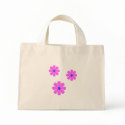 Pink flower bag