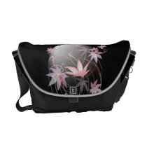 pink flower bag commuter bags