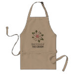 Pink Flower Best Friend Groom Apron