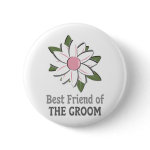 Pink Flower Best Friend Groom 