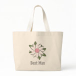 Pink Flower Best Man bags