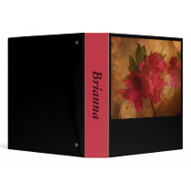 Pink Flower binders by dianad11 Pink Flower binders