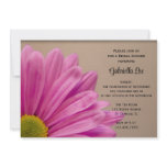 Pink Flower Bridal Shower Invitations