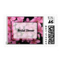 Pink Flower Bridal Shower Postage postage by MyDreamWedding Pink Flower Bridal Shower Postage postage