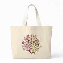Pink Flower Burst bags