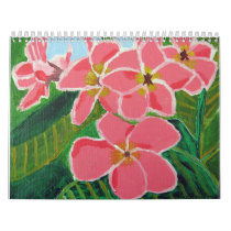 Pink Flower Calendar by Poker_Face Pink Flower Calendar