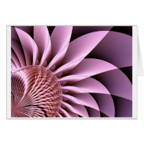 Pink Flower Greeting Card