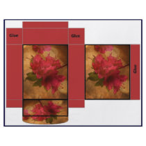 Pink Flower Cereal Box flyers
