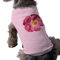 Pink Flower Dog Shirts pet clothing by wingedturtle Pink Flower Dog Shirts pet clothing