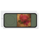 Pink Flower Door Hangar rack cards