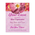 Pink Flower Event Flyer by wingedturtle Pink Flower Event Flyer