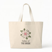 Pink Flower Father of the Bride bags