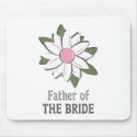 Pink Flower Father of the Bride mousepads by TeeShirtsTShirts Pink Flower Father of the Bride mousepads