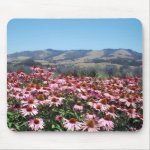 Pink Flower Field Mousepad mousepad
