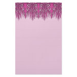 Pink Flower Fringe Fractal Stationery