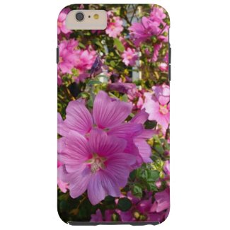 Pink Flower Garden Tree Tough iPhone 6 Plus Case
