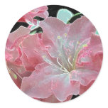 Pink Flower Glow Sticker