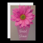 Pink Flower in Vase Bridal Shower