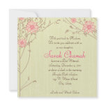 Pink Flower Invitation