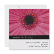 Pink Flower Invite