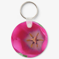 Pink Flower Keychain keychain